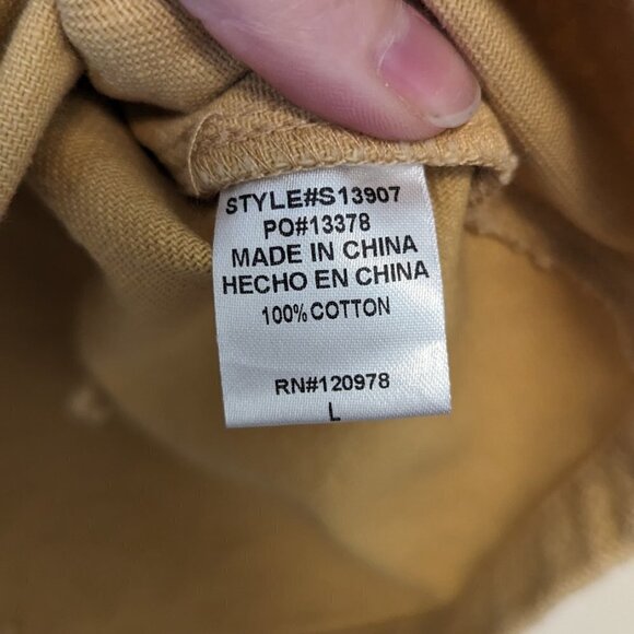 NWT entro mustard yellow soft denim paperbag waist mini skirt with pockets large - Picture 9 of 9